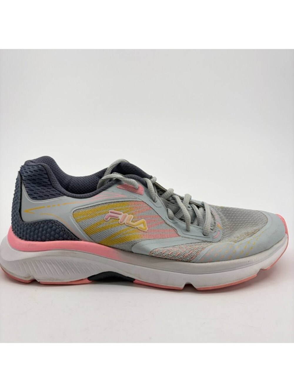 Fila Memory Trexler 3 Womens Size 8.5 Gray Pink Athletic Running Shoes Sneakers